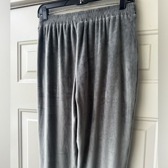 SKIMS Grey Velour Jogger Lounger Pants Size Medium - Picture 5 of 12